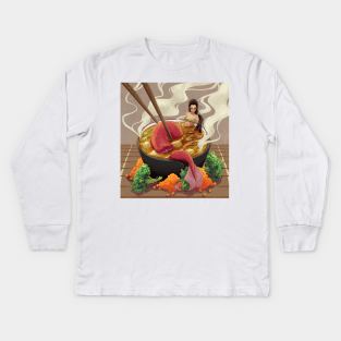 Miso Soup Kids Long Sleeve T-Shirt